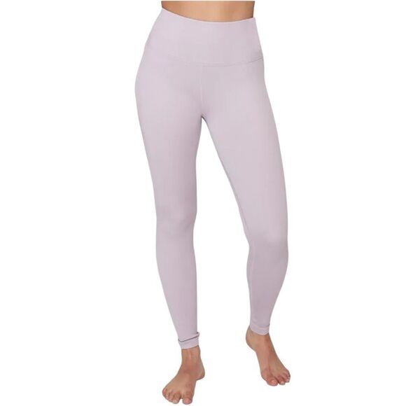 Spiritual Gangster Amara Wide Rib Seamless Leggings in Faded Lilac Size XS/S - Picture 1 of 5